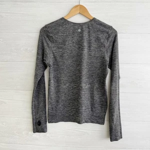 Lululemon - grau meliertes Breeze Langarmshirt, Gr. 8 - Bild 1 von 8