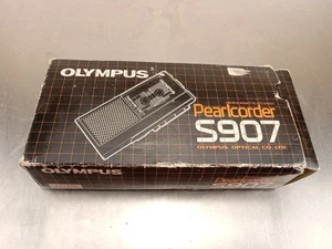 OLYMPUS PEARLCORDER S907 registratore audio portatile a microcassette - nella scatola originale - Foto 1 di 4