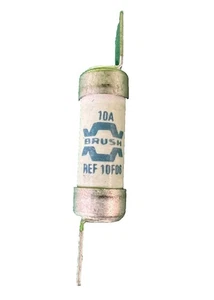 Brush 10F06 - 10 Amp HRC Fuse Off Set Tag 10A - Picture 1 of 2