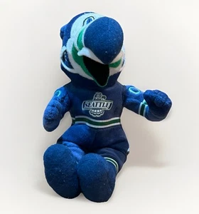 SEATTLE THUNDERBIRDS HOCKEY MASCOTTE COOL BIRD PELUCHE BAMBOLA 9" VINTAGE 1995 - Foto 1 di 7