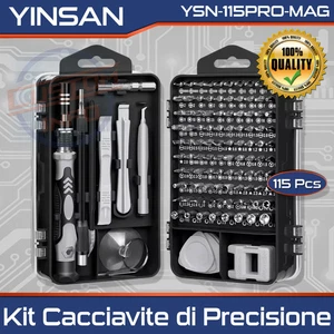 Präzisions-Schraubendreher-Set 115 in 1 mit Magnetspitzen für Reparaturen - Bild 1 von 8