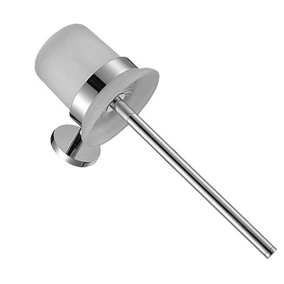 Scopino per WC e supporto Set Supporto in per lavabo da bagno in acciaio - Immagine 1 di 4