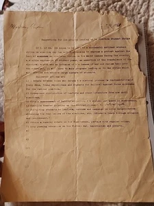 SDS ANTI-WAR ANTI-ESTABLISHMENT 1968 WORKING PAPER U Of MARYLAND STRIKE PLANNING - Picture 1 of 9