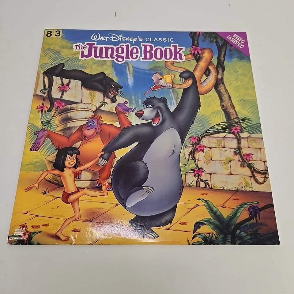 WALT DISNEY'S THE JUNGLE BOOK (1967) DISNEY HOME VIDEO 1991 LaserDisc  - Image 1 of 1