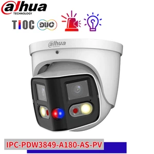 Telecamera Dahua 4k 8MP 180° Panoramica 2Way Talk PoE TiOC2.0 IPC-PDW3849-A180-AS-PV - Foto 1 di 20