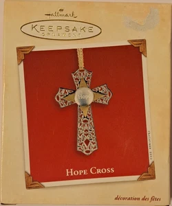 Hallmark 2002 Keepsake Ornament "Hope Cross" - Picture 1 of 3