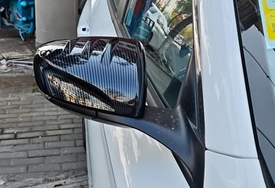 Carbon Fiber Rear view Mirror Cover Cap Trim Protector Accessories For MG MG 3 - Image 1 of 4