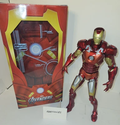 IRON MAN 1/4 Scale NECA 18" Figure Marvel's Avengers Movie MK VII 7 w/ box 2013 - Изображение 1 из 4