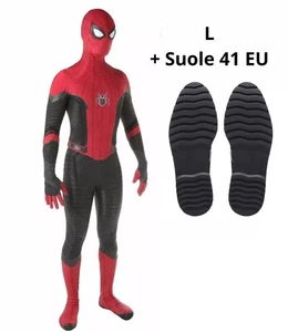 costume spiderman Far From Home L suole gomma 41 professionale adulti uomo ragno - Picture 1 of 12