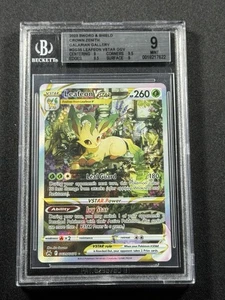 2023 Pokemon Sword & Shield Crown Zentih Leafeon Vstar GG35/GG70 BGS 9 - Picture 1 of 2