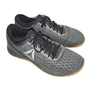 Reebok Crossfit Nano 8.0 Herren Größe 12 Schwarz Gummi Laufen Trainingsschuhe Turnschuhe - Bild 1 von 5
