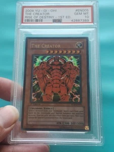 Yugioh Il Creatore Ultra Rara 1° Edizione #EN005 PSA 10 Gemme Mint - Foto 1 di 2