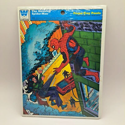 Vintage 1976 Spider Man Puzzle Whitman Marvel Comics  - Image 1 of 4