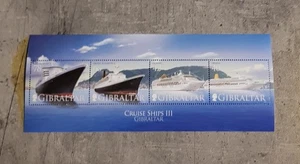 GIBILTERRA-2007-NAVI DA CROCIERA-REGINA MARIA 2-FOGLIO MINIATURA MNH - Foto 1 di 1