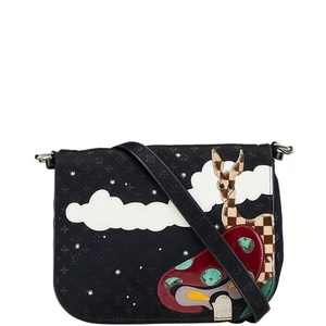 LOUIS VUITTON Monogram Satin Comte de Fe Musette Shoulder Bag M92273 【Used】 - Picture 1 of 7