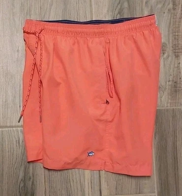 Southern Tide с подкладкой плавки Skipjack средний эластичной коралловый шнурок - Изображение 1 из 4