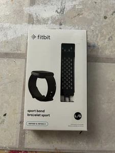 New Fitbit Sense & Versa3 Sport Band Bracelet Sport LARGE - Picture 1 of 5