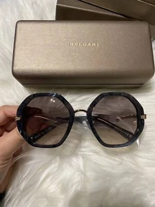 New Authentic Bvlgari Sunglasses Marbled Gray 8242-B - Picture 1 of 6