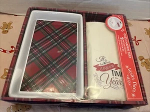 Juego de bandeja de servilletas para invitados de invierno con diseño para el hogar en decoración baño de invitados - Imagen 1 de 6