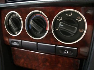 For Honda Civic VI 1995-2001 Chrome Heater Rings Dashboard Alloy Surrounds x3 - Picture 1 of 6