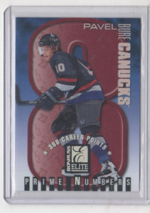 Unique Jersey Number 1998 Donruss Elite Pavel Bure Prime 010/388 Career Points