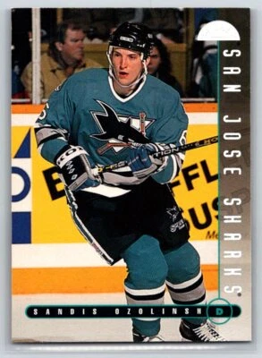 1995-96 Leaf #183 Sandis Ozolinsh - Image 1 of 2