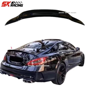 NEW Gloss Black Rear Trunk Spoiler Wing For 2012-2017 Benz CLS Class W218 CLS63 - Picture 1 of 17