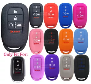 Funda protectora de silicona con llavero inteligente Honda Civic Accord HRV CRV Pilot de 5 botones - Imagen 1 de 33