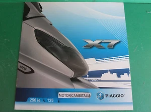 Per PIAGGIO MAXI SCOOTER X7 250 I.E 125 PUBBLICITA DEPLIANT BROCHURE CATALOGUE - Foto 1 di 5