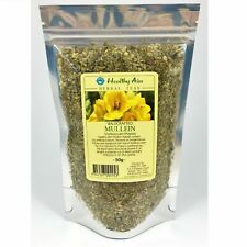 Wild Crafted Mullein 50g Verbascum Thapsis Dried Herbal Tea Premium 100 Pure