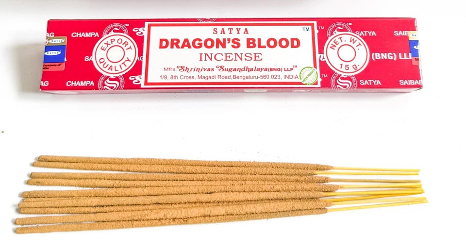 Satya Champa Dragons Blood Incense Stick 12 Count
