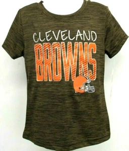NFL Cleveland Browns Girl's T-Shirt Size Large 10/12 - Picture 1 of 2