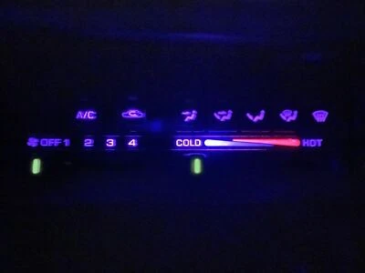 Kit Bombilla LED Rosa Climatizador HVAC Analógico para Nissan 240sx S13 (1989-1994) Foto 1 de 2