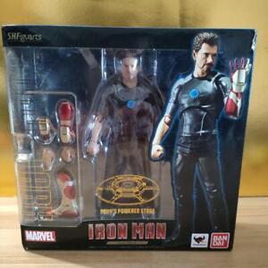 Bandai S.H.Figuarts Iron Man Tony Stark with Power Stage Figure Used from Japan