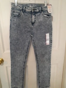 Girls NWT Wonder Nation Size 16 Acid Wash Stretch Jeans Slim - Picture 1 of 6