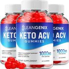 (3 Pack) LeanGenix Keto ACV Gummies - Official - Keto Lean Genix ACV Advanced...