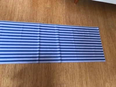 Nuevo 2 piezas de tela, con rayas azules, moradas, rosas, algodón pesado Foto 1 de 4