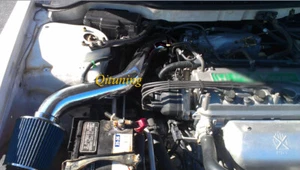 Black Blue Air Intake System Kit Filter For 1997-2001 Honda Prelude 2.2L L4 - Picture 1 of 1