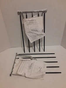 5-Tier Space Saver Metal Pant/Skirt Hanger Vertically Or Horizontally Closet... - Picture 1 of 12