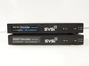 SVSI N2221 N2121 Decoder and Encoder Networked AV Set (No AC ADAPTER) - Picture 1 of 4