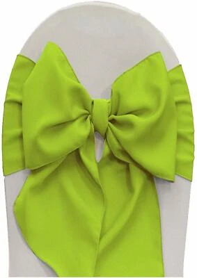 Set 30 Chair Sashes Polyester 6x104 Inch By Broward Linens (Variety Of Colors) - Image 1 of 3