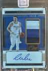 2020-21 Panini One and One Luka Doncic 4 Color Patch Auto 09/10 Game-Worn!