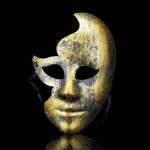 Maschera viso occhi fantasia VENEZIANA maschera adulto donna uomo Halloween ballo festa - Foto 1 di 4