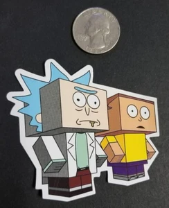 rick and morty sticker ** mine craft sticker ** roblox sticker * cartoon sticker - Picture 1 of 1