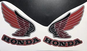 NEW! 1987 VF700C Honda Super Magna Stock RED Tank Decals (L and R) - Picture 1 of 2