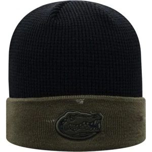 NUEVO CON ETIQUETAS Top of the World Hombres Oliva/Negro Florida Gators OHT Militar Skully Tejido Sombrero - Imagen 1 de 7