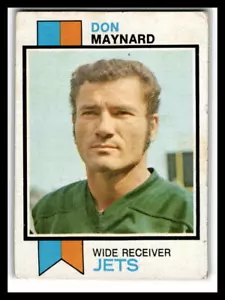 1973 Topps #175 Don Maynard New York Jets - Picture 1 of 2