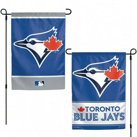 Toronto Blue Jays 2 Sided Double Sided Garden Flag OUTDOOR RATED U.S. MADE Cover