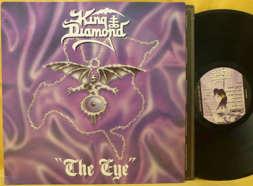 KING DIAMOND THE EYE N MINT 1990 Roadrunner LP 1ST PRESSING w INNER - Image 1 of 1