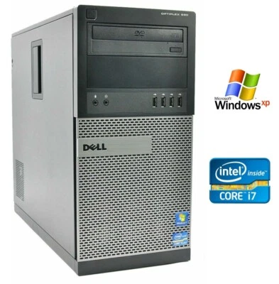Dell OptiPlex 990 MT Desktop Computer Core i7 4GB Ram 500GB HDD Windows XP Wi-Fi - Image 1 of 4